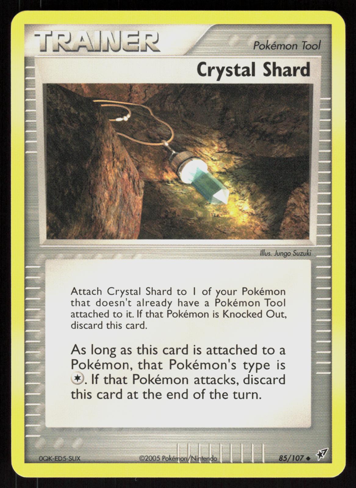 Pokemon Crystal Shard 85/107 Deoxys Uncommon Near Mint