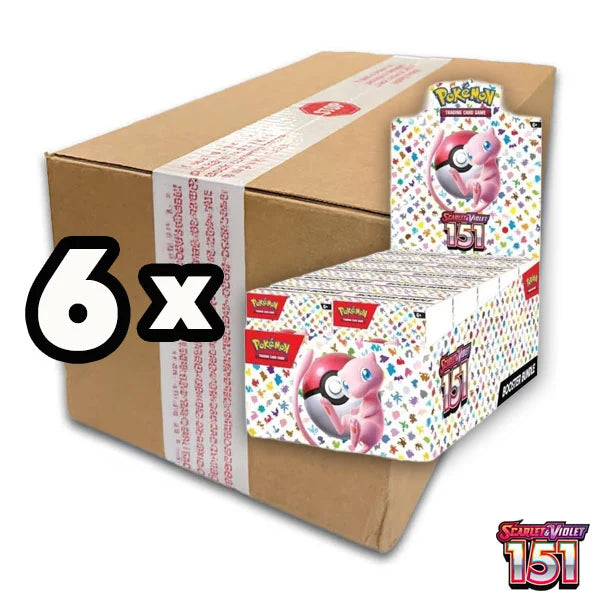 Pokemon - Scarlet & Violet 151 - Booster Bundle MASTER Case Sealed (6ct) - 0% VAT GVMS