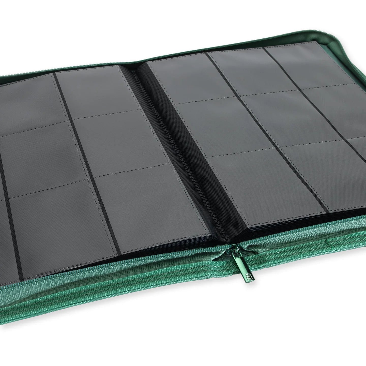Vault X - 9 Pocket Exo-Tec Zip Binder - Metallic Green - 20% VAT