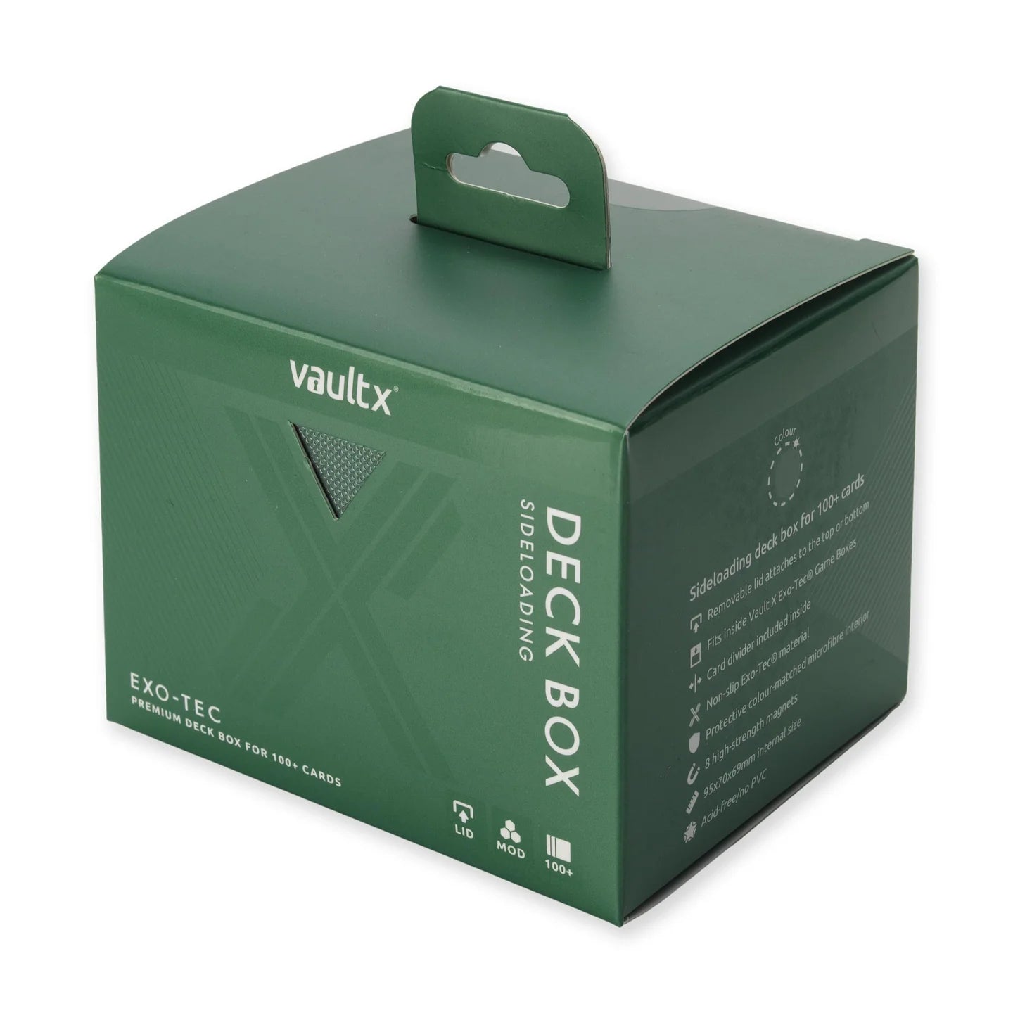 Vault X - Sideloading Deck Box 100+ - Metallic Green - 20% VAT