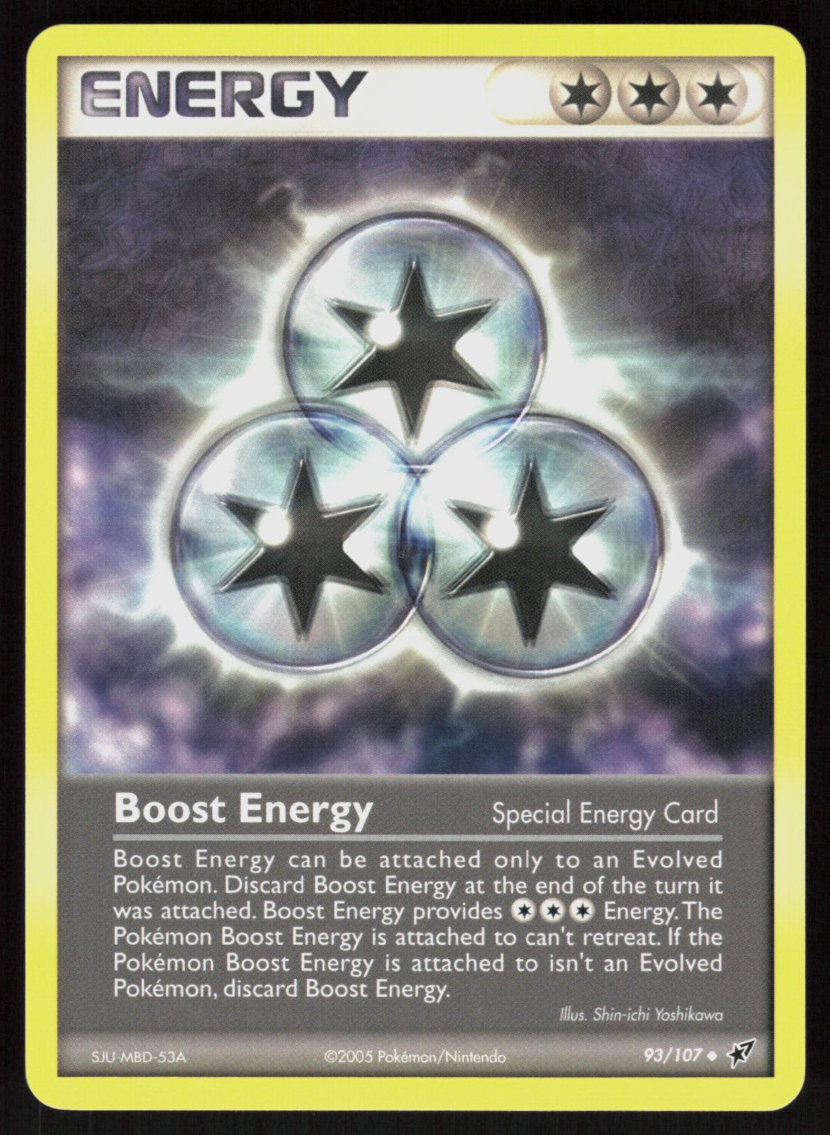 Pokemon Boost Energy 93/107 Deoxys Uncommon Near Mint