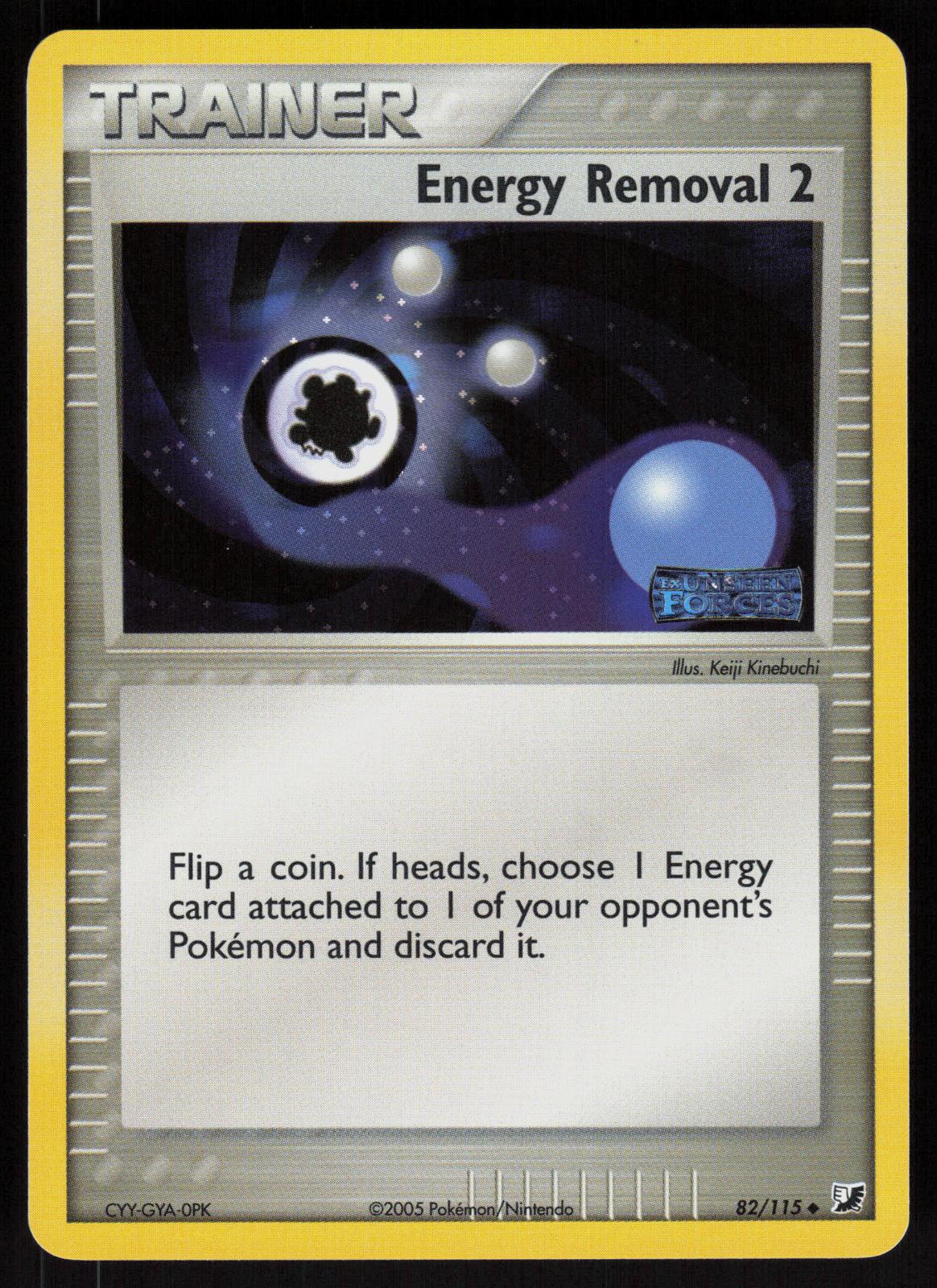 Pokemon Energy Removal 2 89/112 FireRed & LeafGreen Uncommon Reverse Holo NM