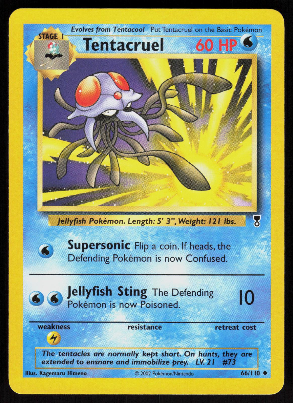 Pokemon Tentacruel 66/110 Legendary Collection Uncommon Near Mint