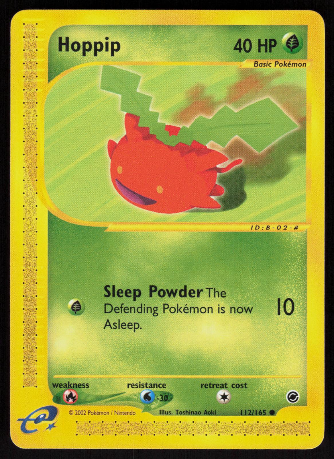 Pokemon Hoppip 112/165 Expedition Base Set Common Near Mint