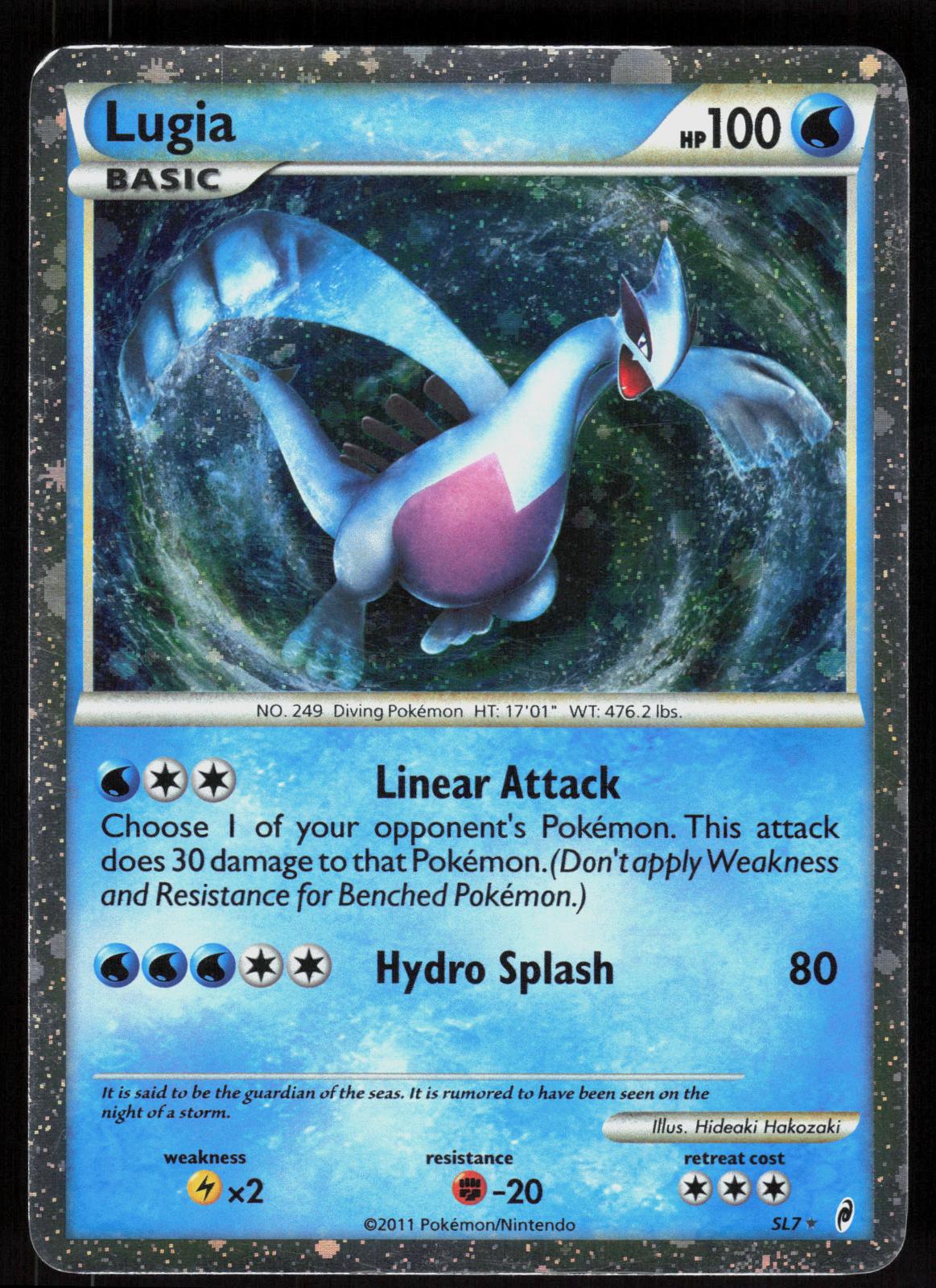 Pokemon Lugia SL7 Call of Legends Holo Rare Moderately Played