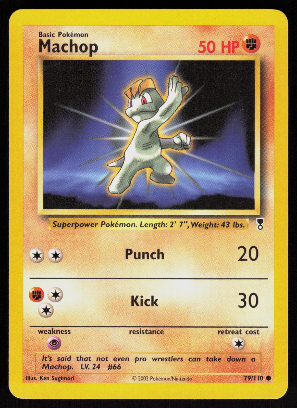 Pokemon Machop 79/110 Legendary Collection Common Near Mint