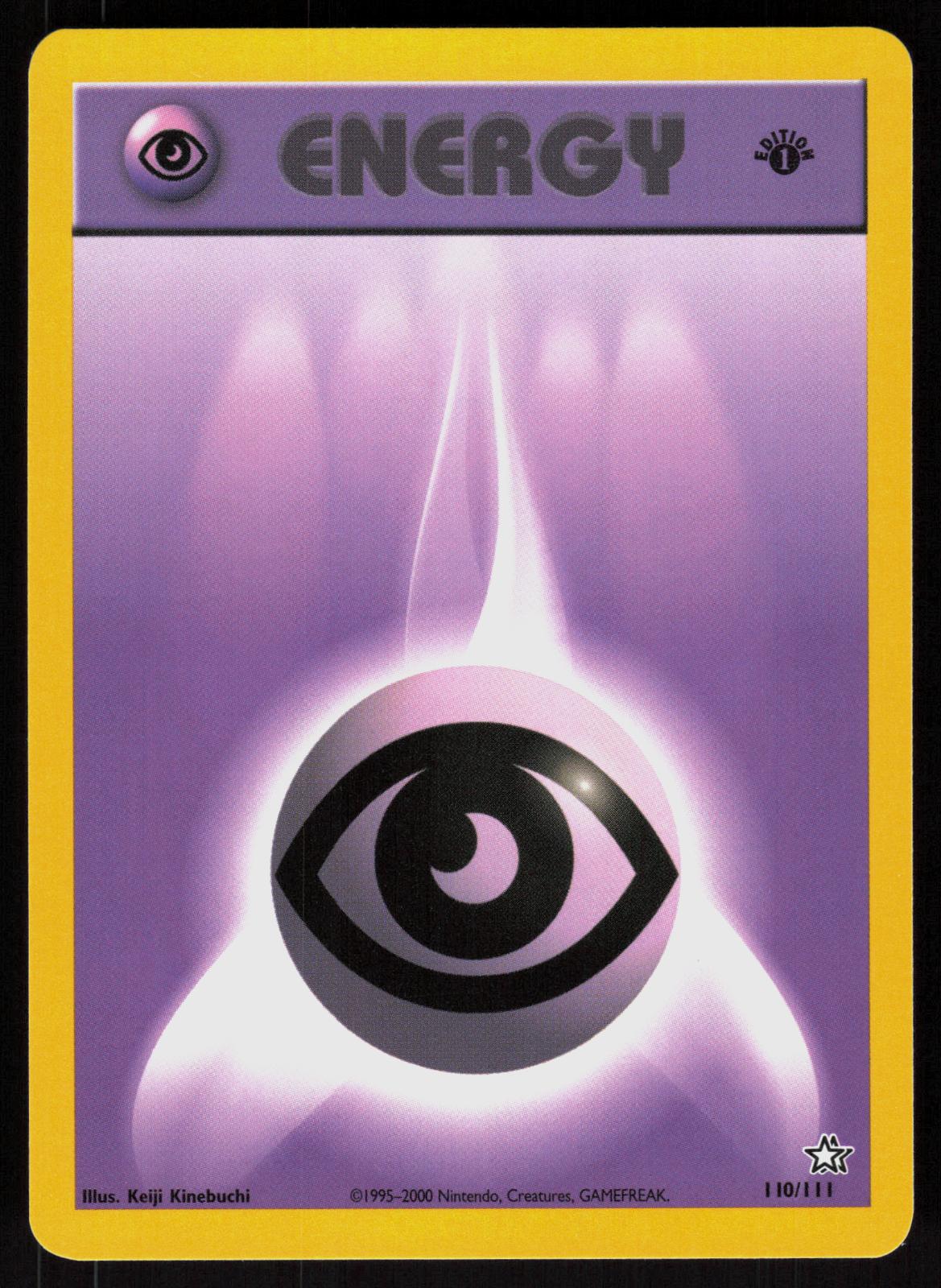 Pokemon Psychic Energy 110/111 Neo Genesis 1st Edition Near Mint
