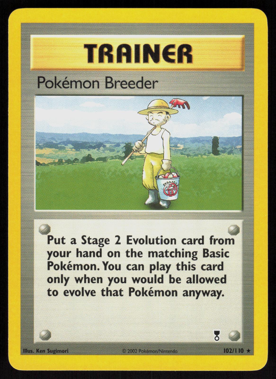 Pokemon Pokemon Breeder 102/110 Legendary Collection Rare Near Mint