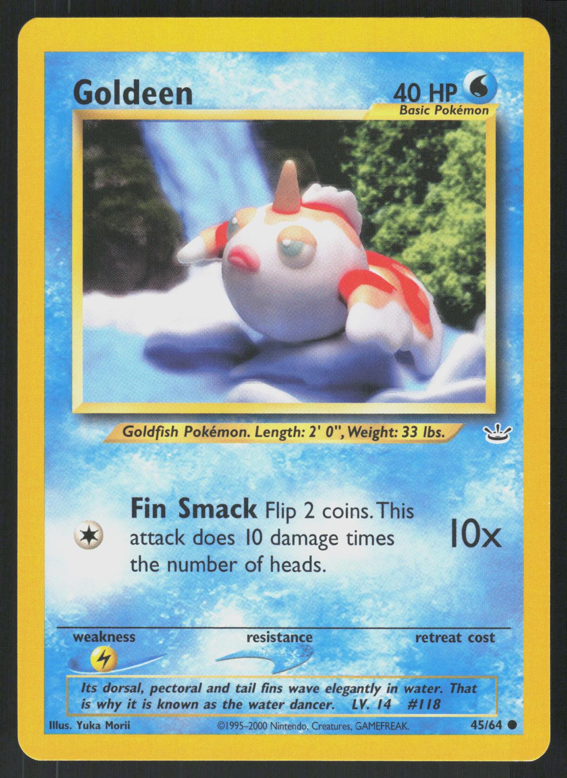 Pokemon Goldeen 45/64 Neo Revelation Common Near Mint