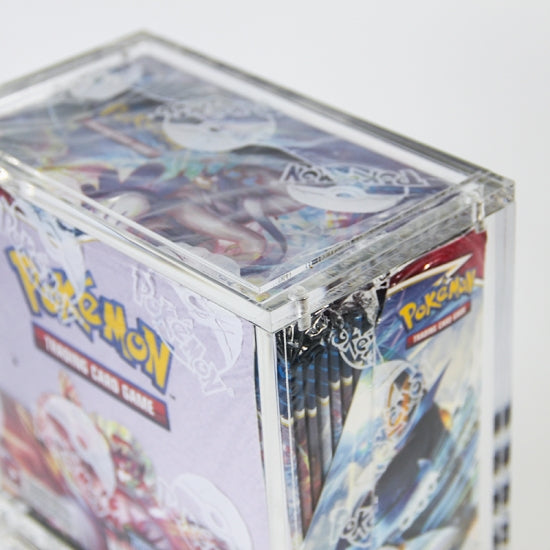 Pokemon - Acrylic Booster Box Protector - Stackable - 20% VAT