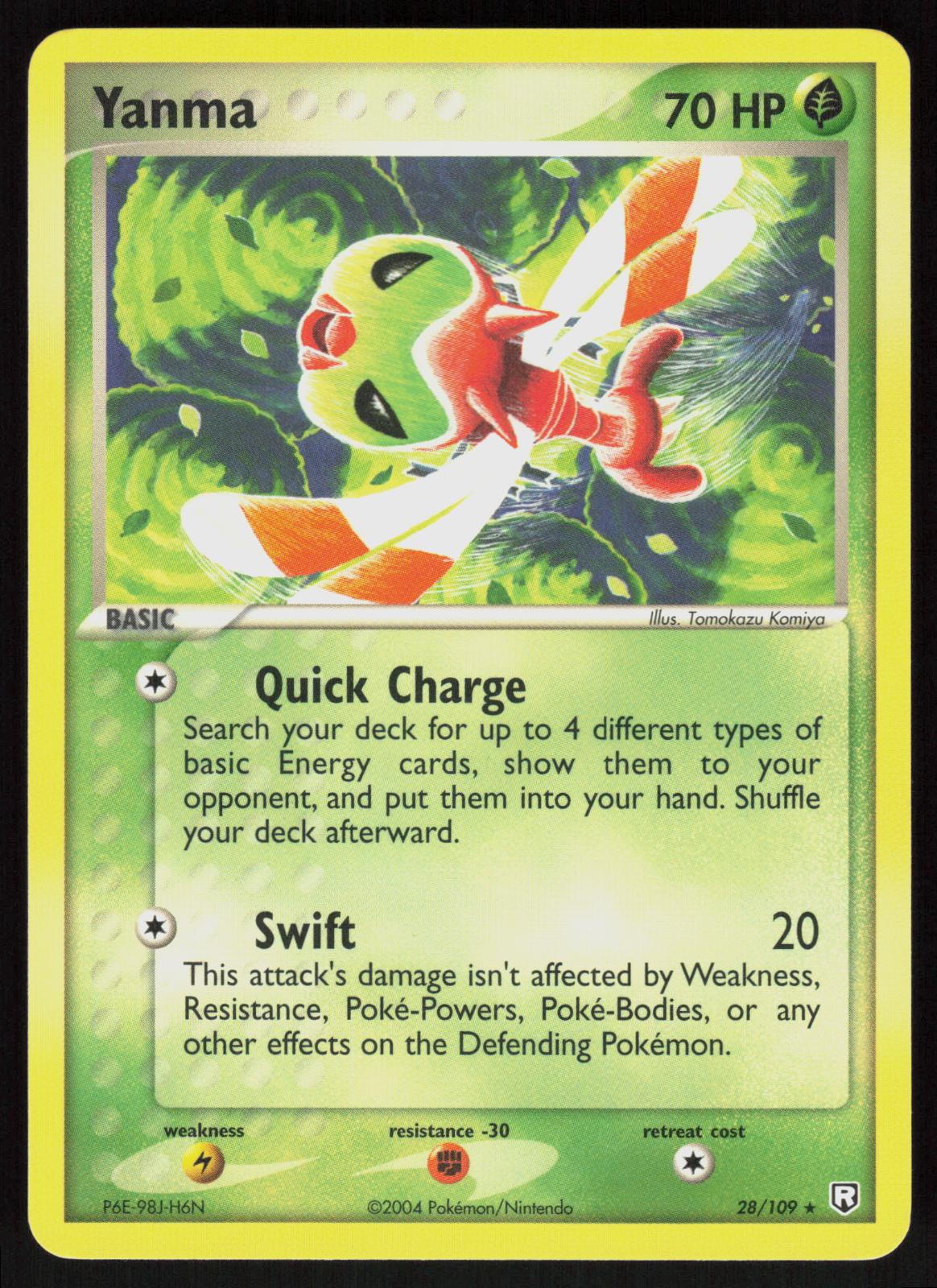 Pokemon Yanma 28/109 Team Rocket Returns Rare Near Mint
