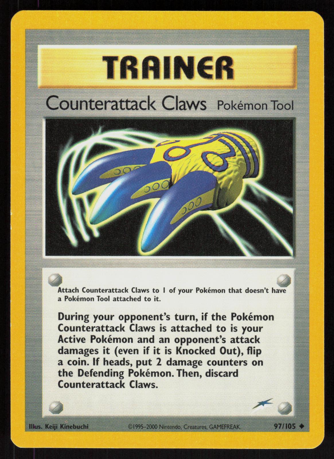 Pokemon Counterattack Claws 97/105 Neo Destiny Uncommon Near Mint