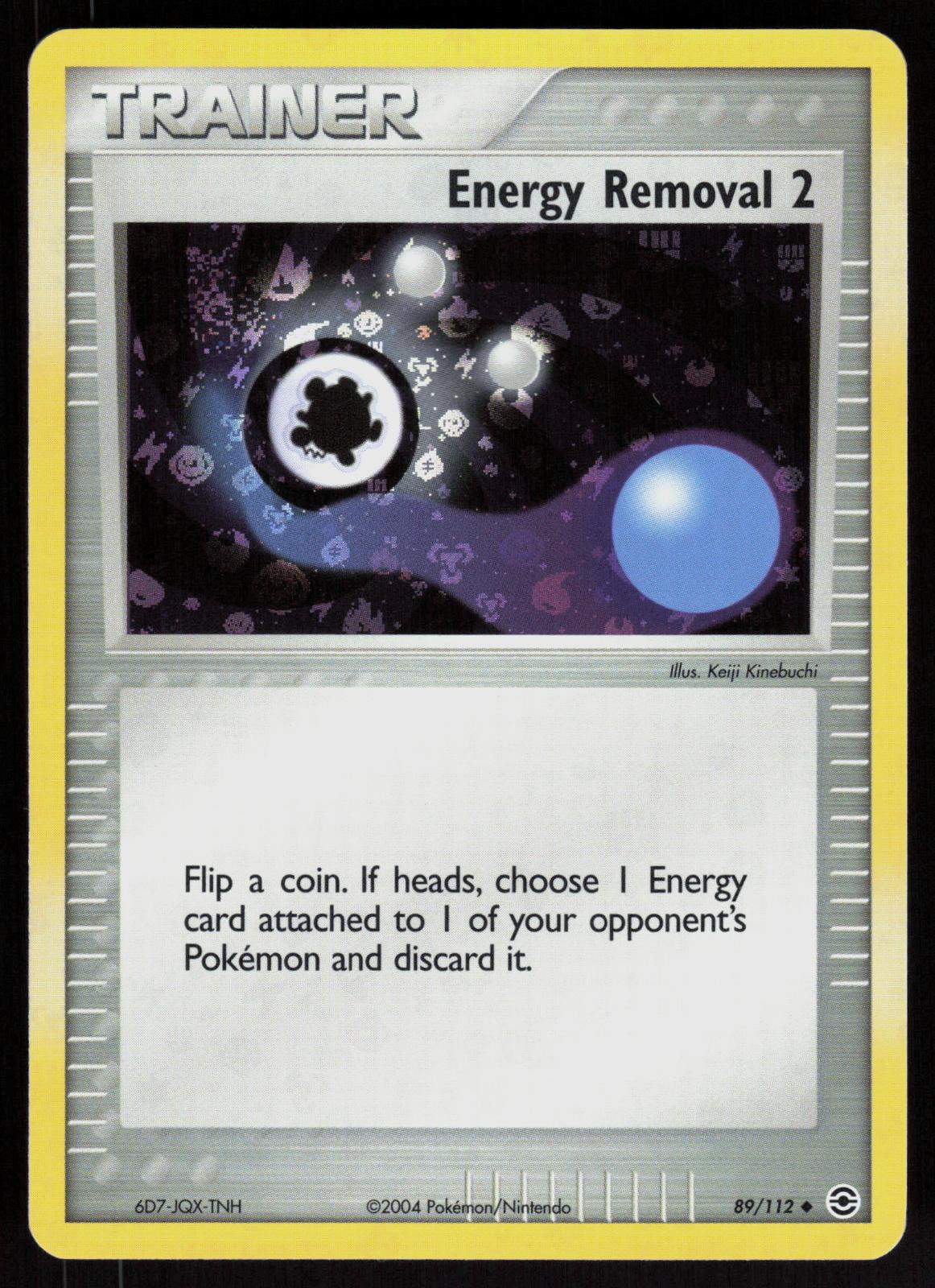 Pokemon Energy Removal 2 89/112 FireRed & LeafGreen Uncommon Reverse Holo NM