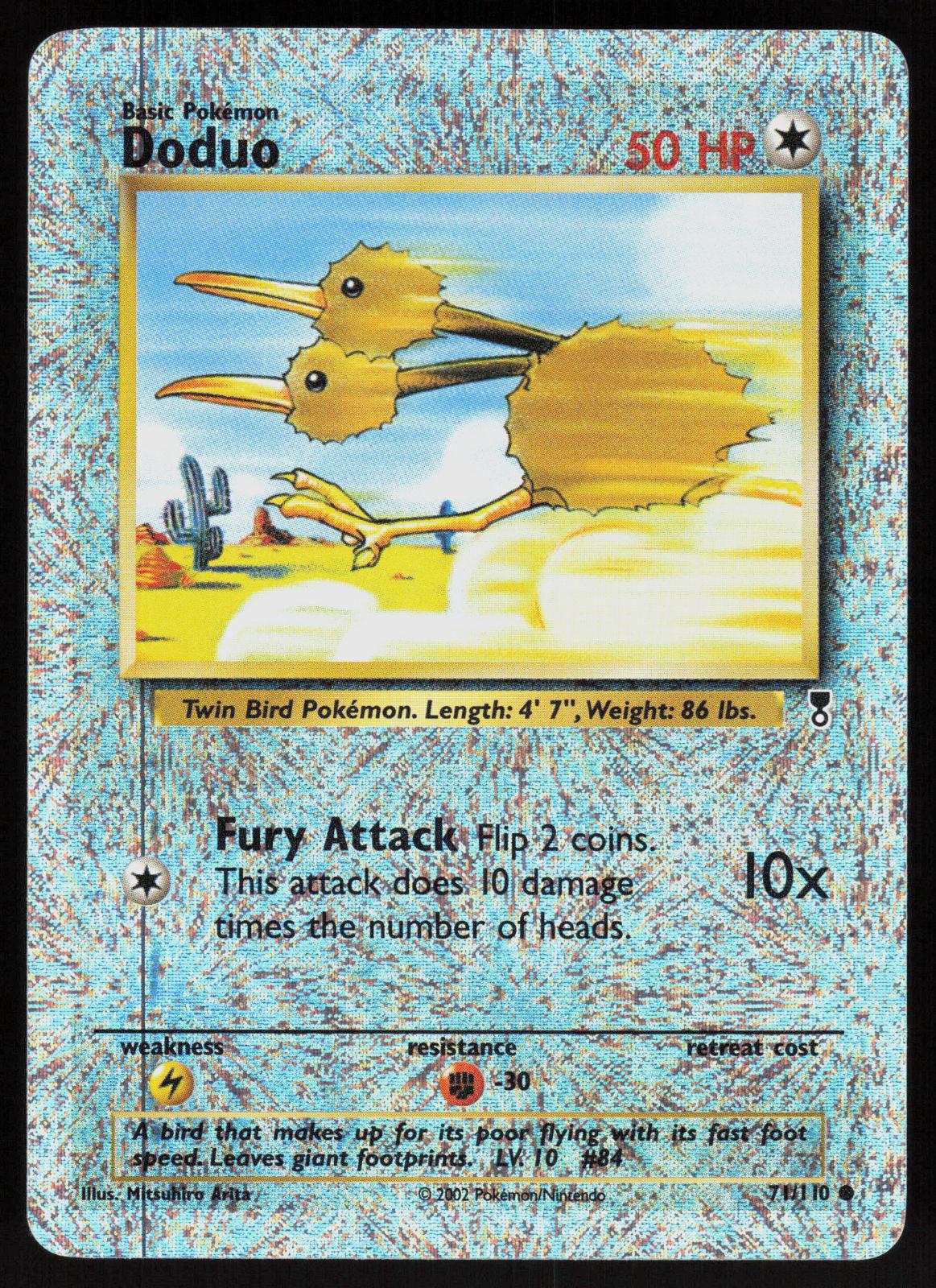 Pokemon Doduo 71/110 Legendary Collection Reverse Holo Lightly Played