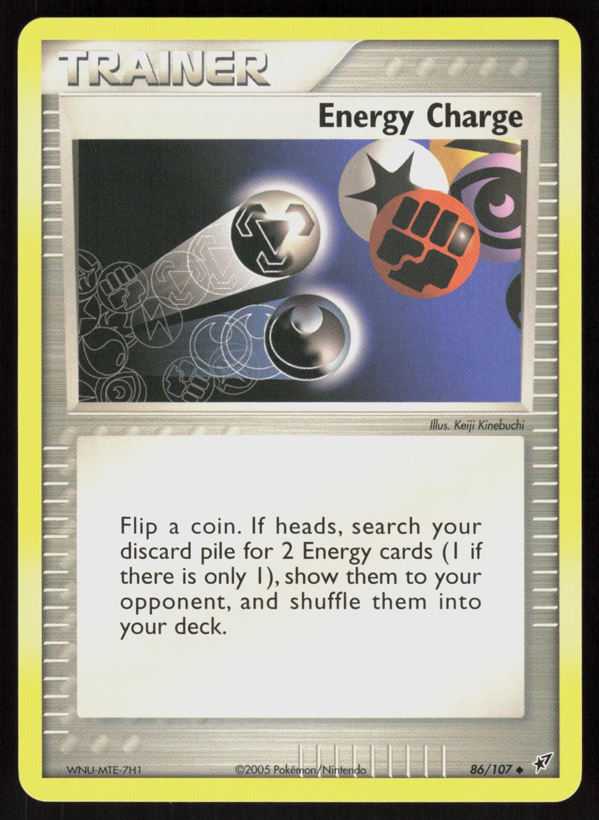Pokemon Energy Charge 86/107 Deoxys Uncommon Near Mint