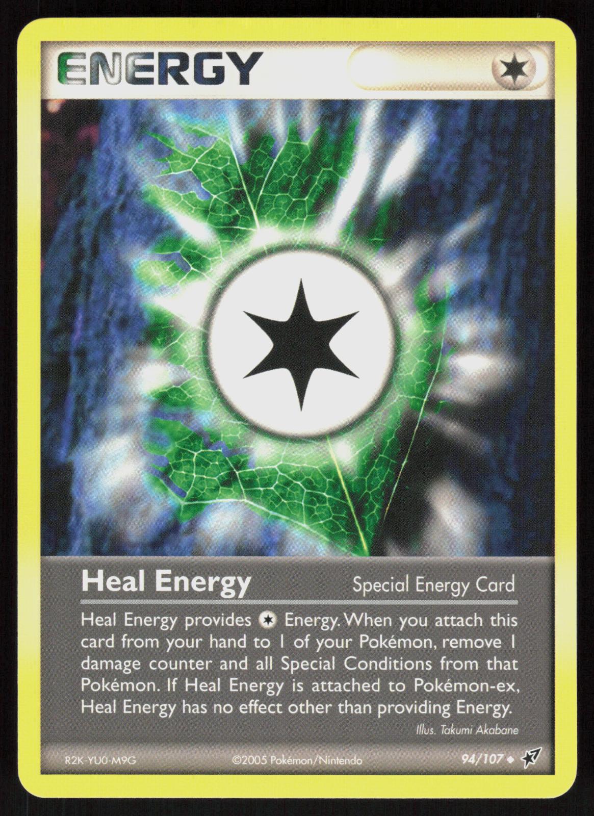 Pokemon Heal Energy 94/107 Deoxys Uncommon Near Mint