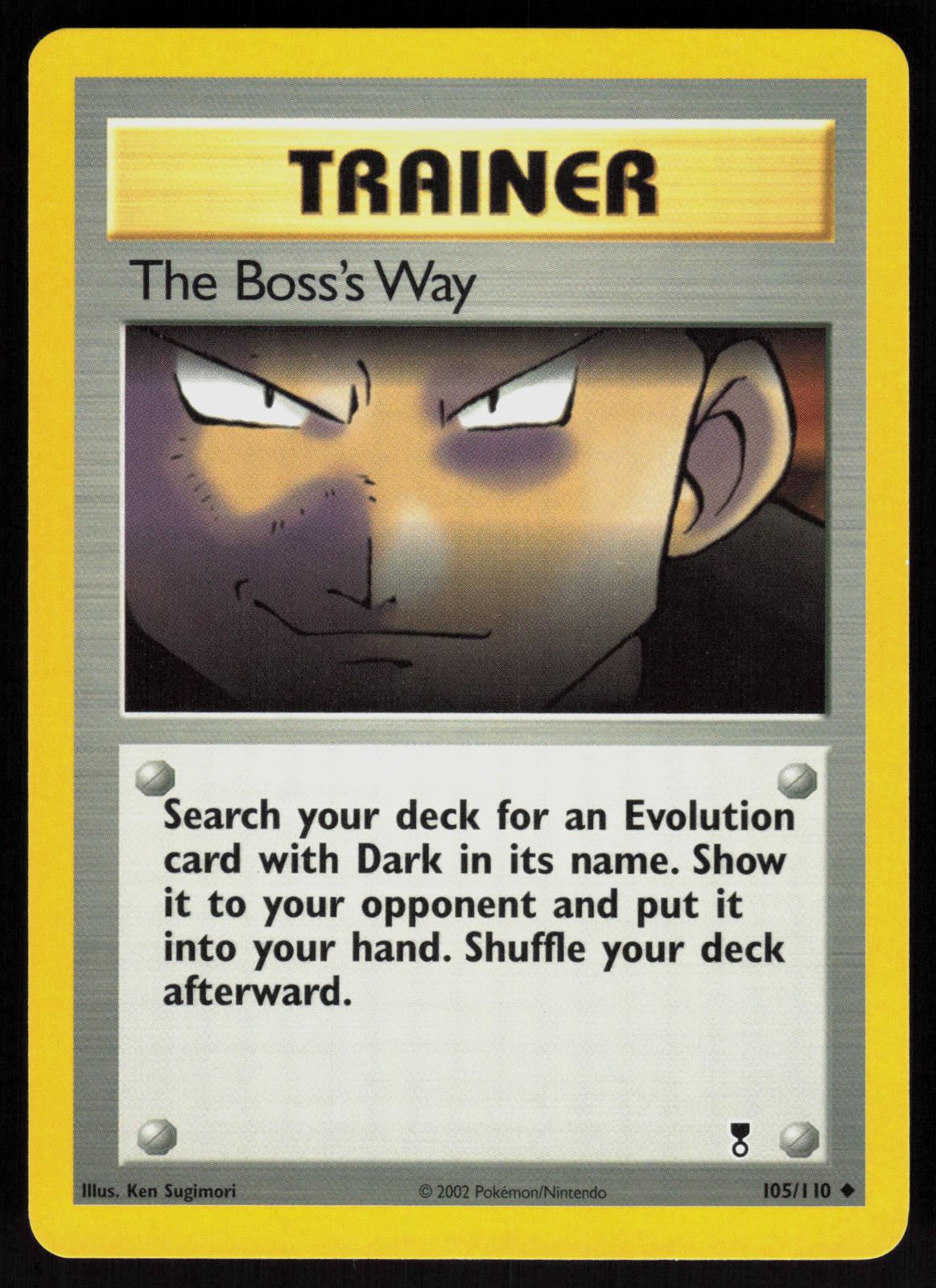 Pokemon The Boss's Way 105/110 Legendary Collection Uncommon Near Mint
