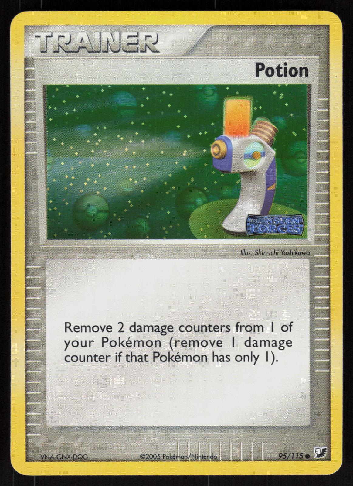 Pokemon Potion 95/115 Unseen Forces Common Reverse Holo Near Mint