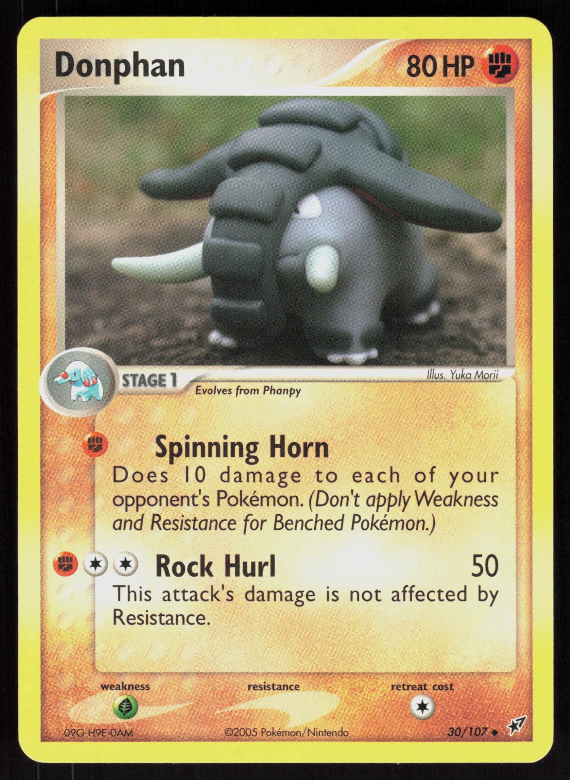 Pokemon Donphan 30/107 Deoxys Uncommon Near Mint