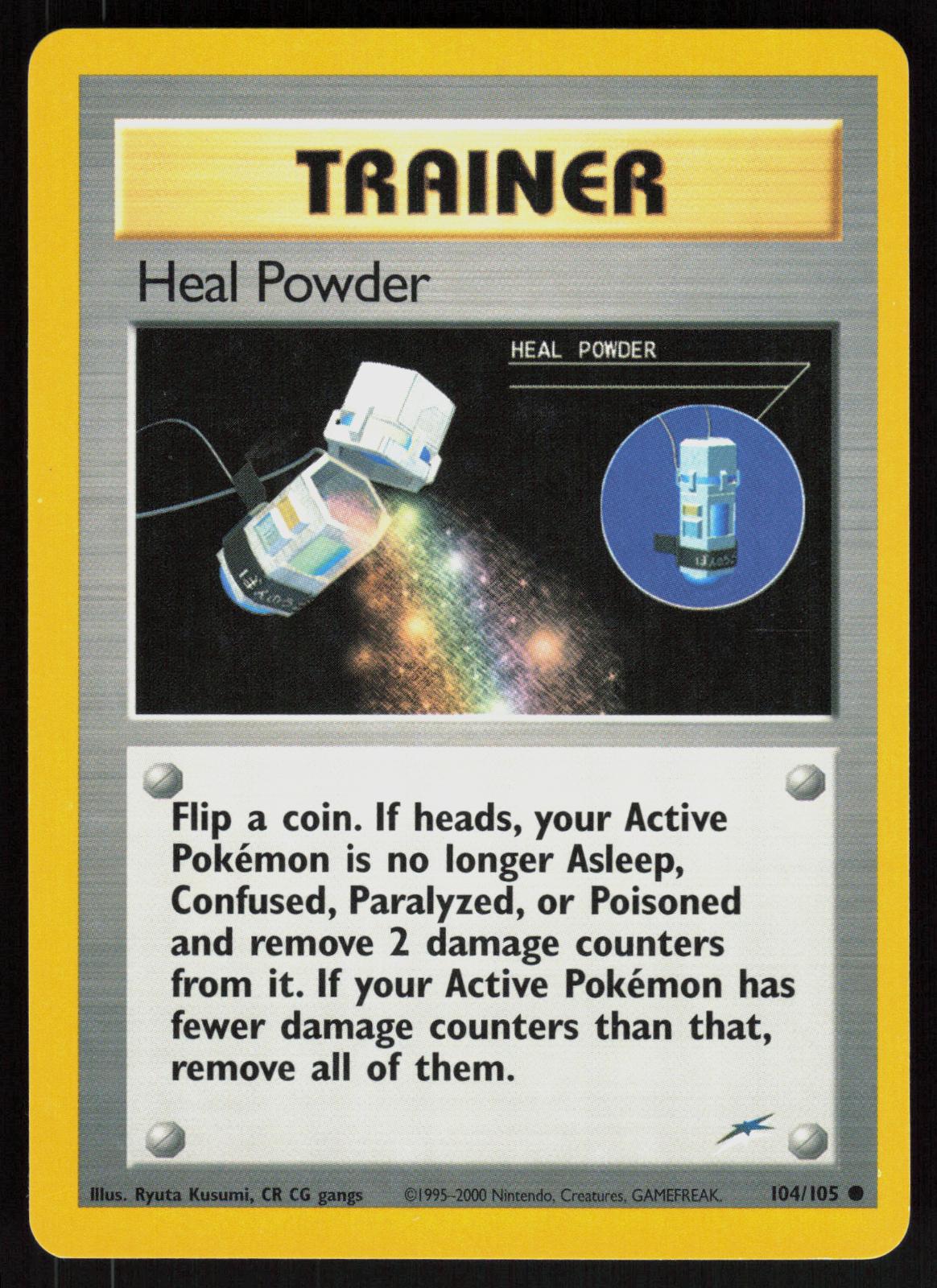 Pokemon Heal Powder 104/105 Neo Destiny Common Near Mint