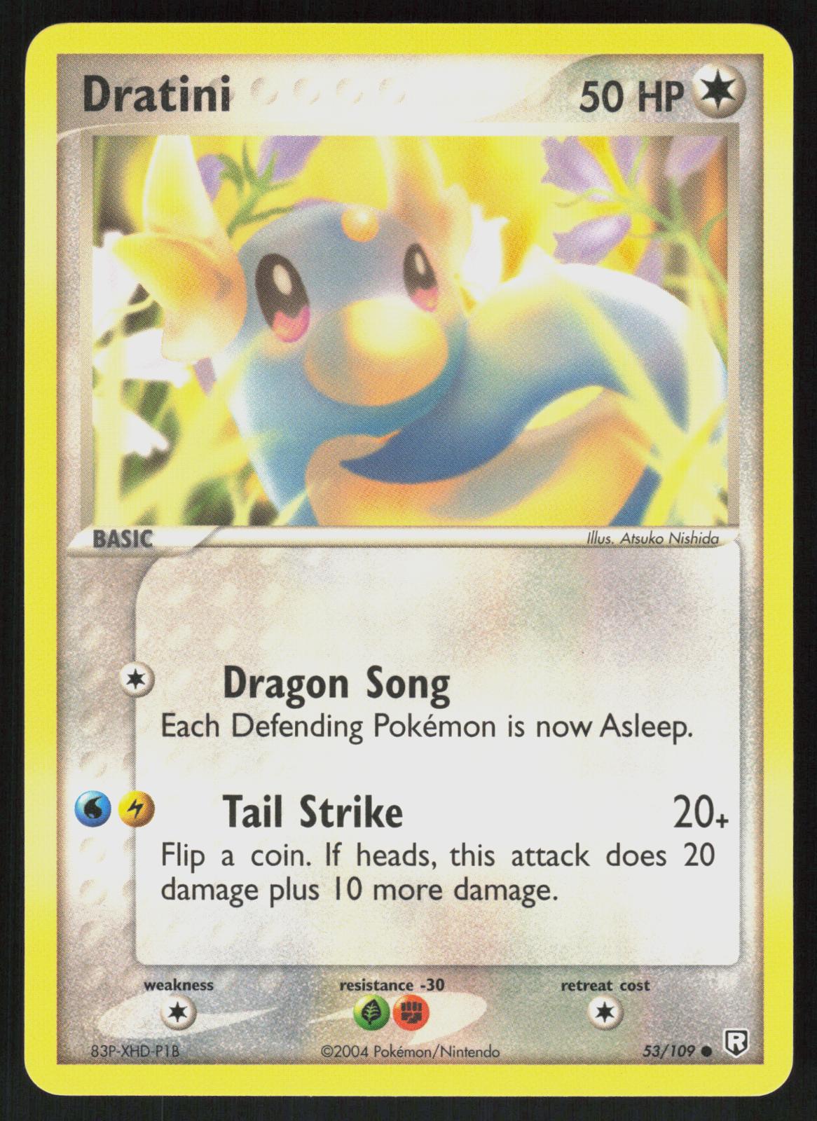 Pokemon Dratini 53/109 Team Rocket Returns Common Near Mint
