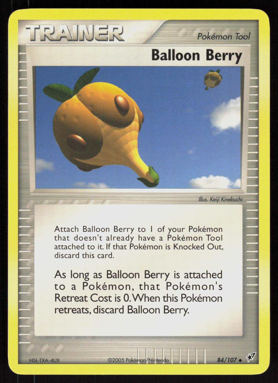 Pokemon Balloon Berry 84/107 Deoxys Uncommon Near Mint