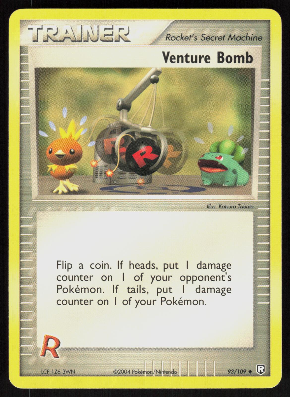Pokemon Venture Bomb 93/109 Team Rocket Returns Uncommon Near Mint