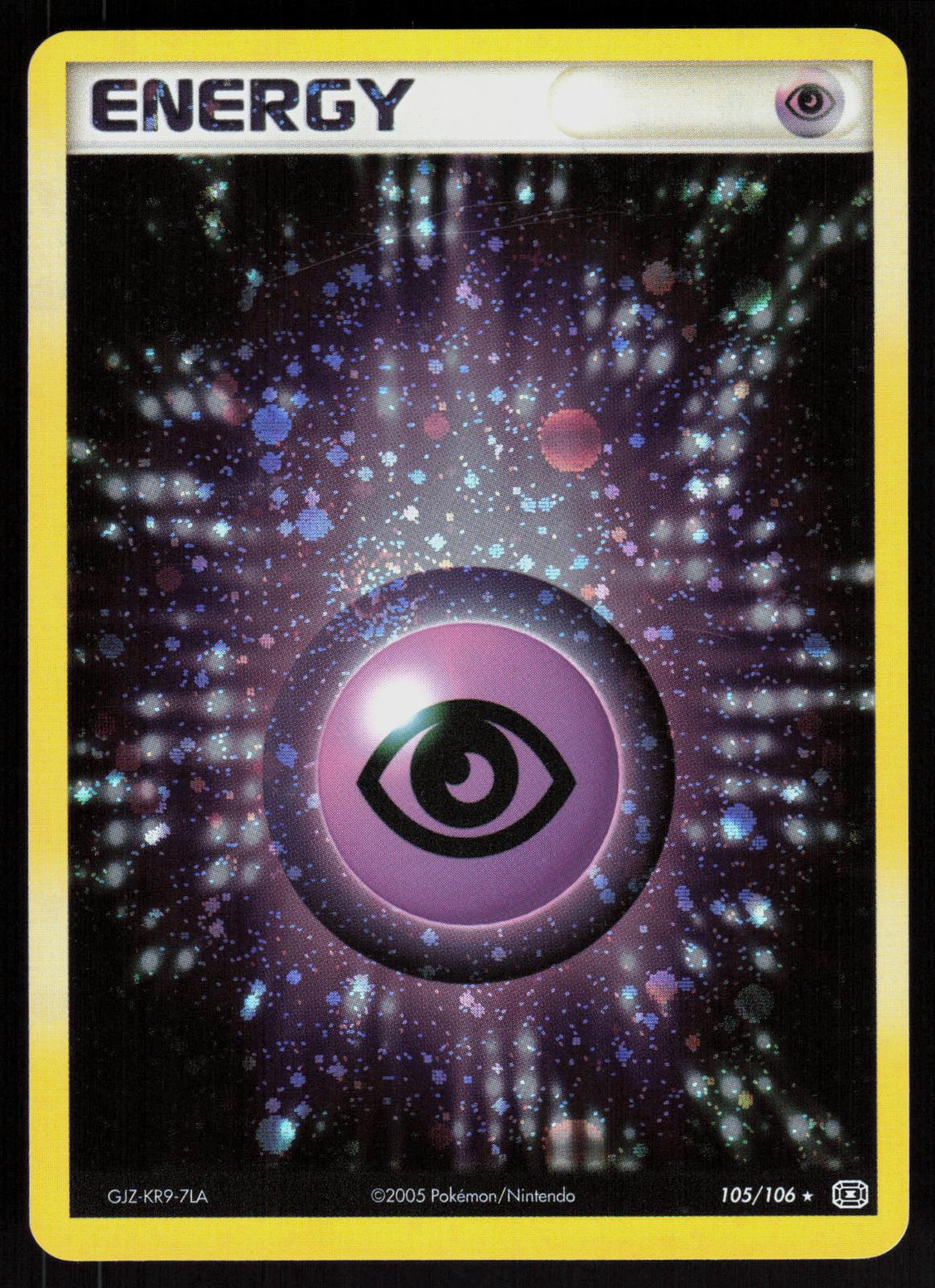 Pokemon Psychic Energy 105/106 Emerald Holo Rare Near Mint