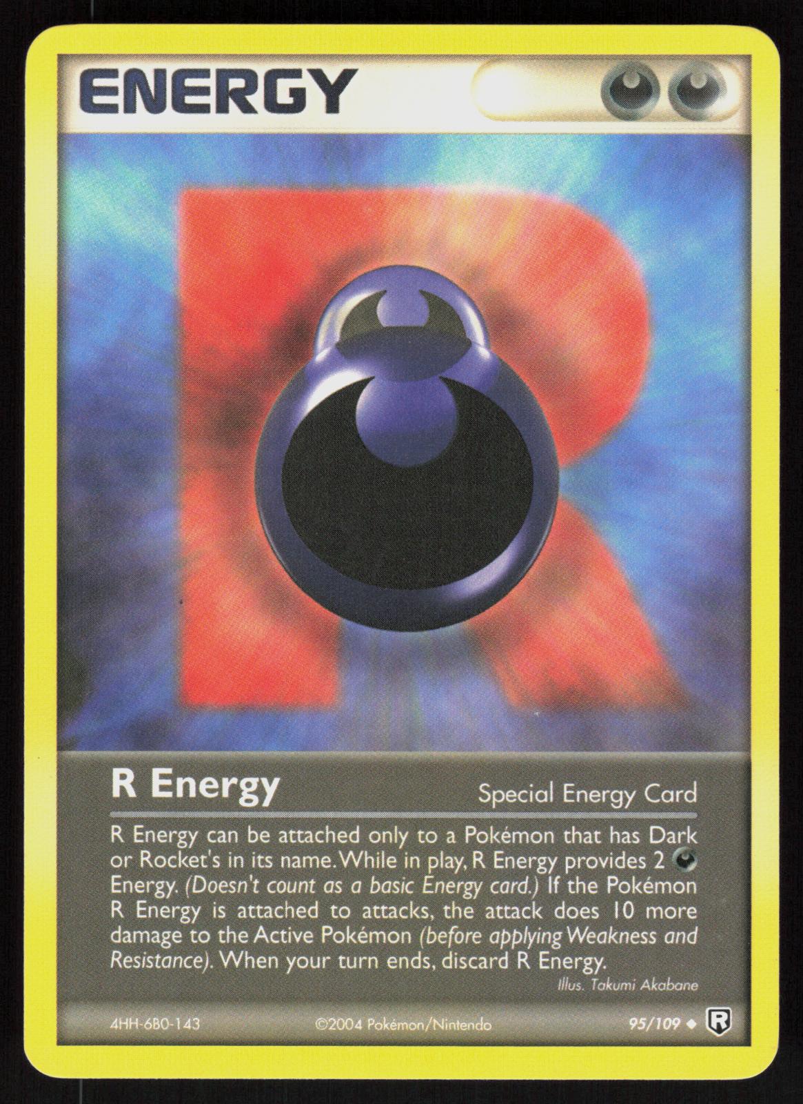 Pokemon R Energy 95/109 Team Rocket Returns Uncommon Near Mint