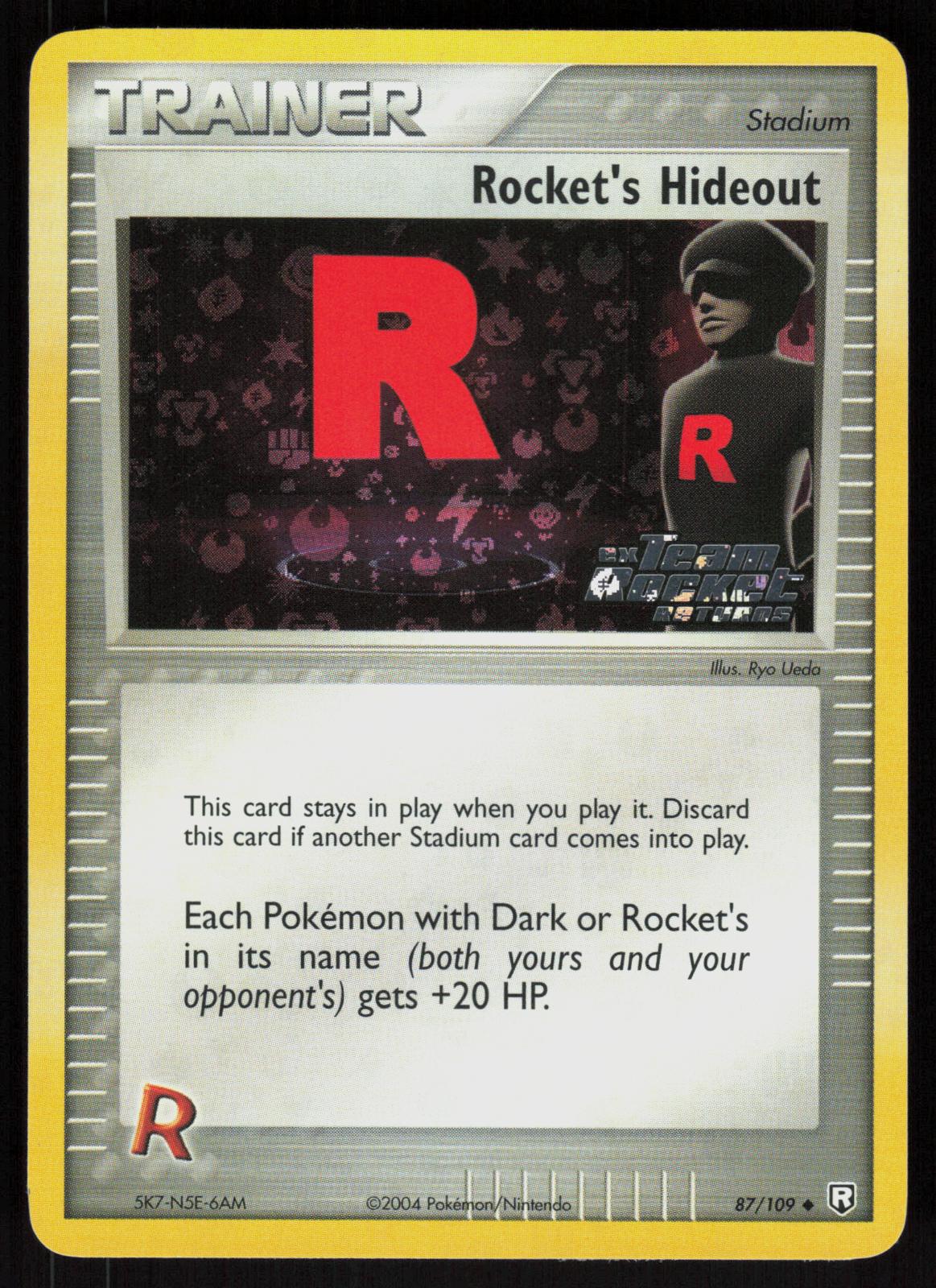 Pokemon Rocket's Hideout 87/109 Team Rocket Returns Uncommon Reverse Holo NM