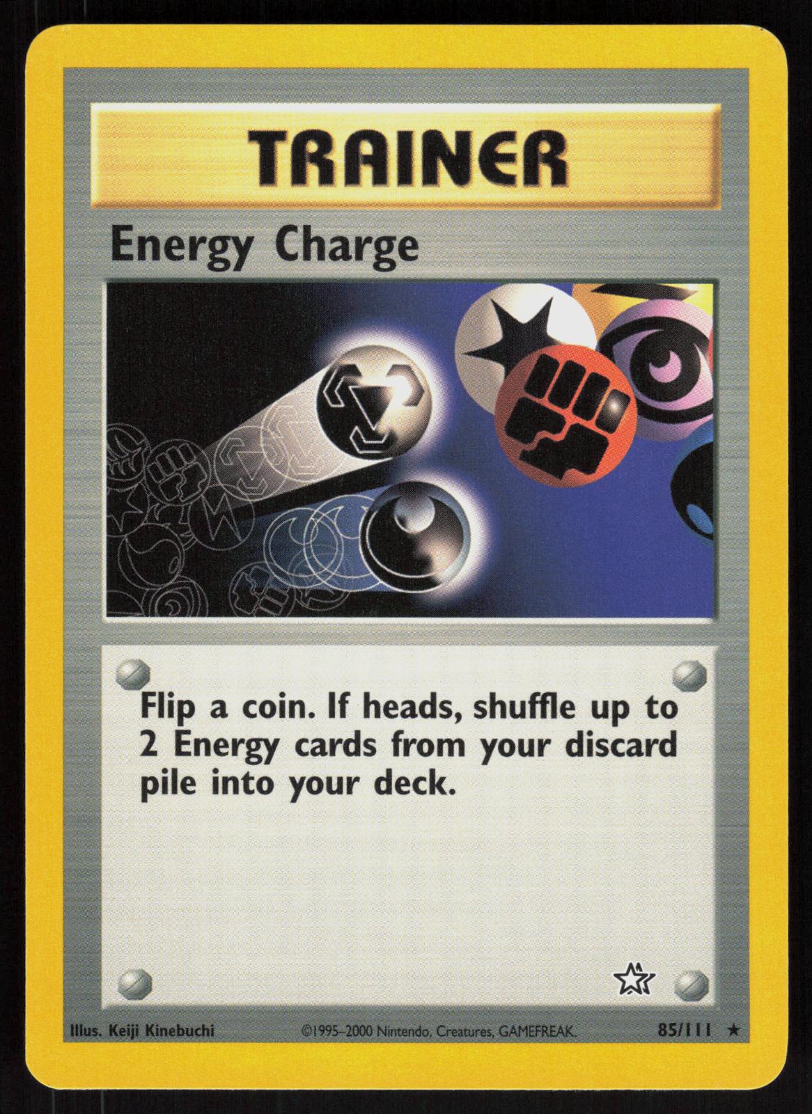Pokemon Energy Charge 85/111 Neo Genesis Rare Near Mint
