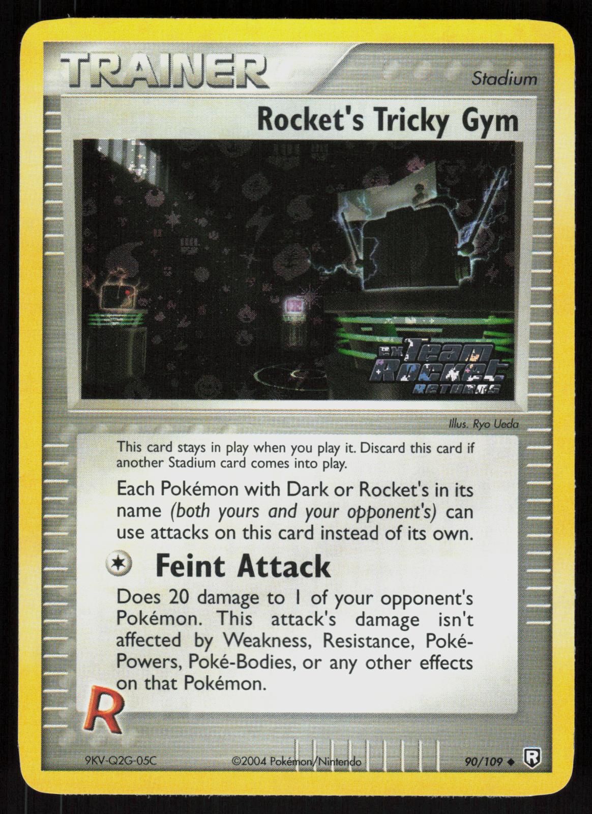 Pokemon Rocket's Tricky Gym 90/109 Team Rocket Returns Uncommon Reverse Holo NM