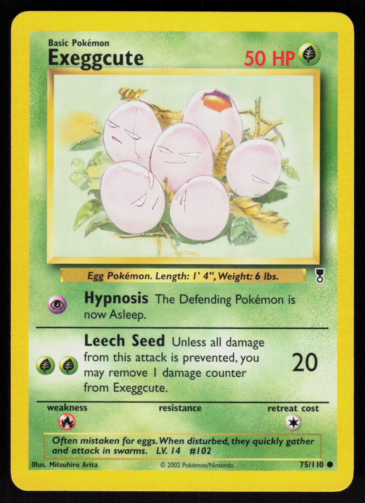 Pokemon Exeggcute 75/110 Legendary Collection Common Near Mint