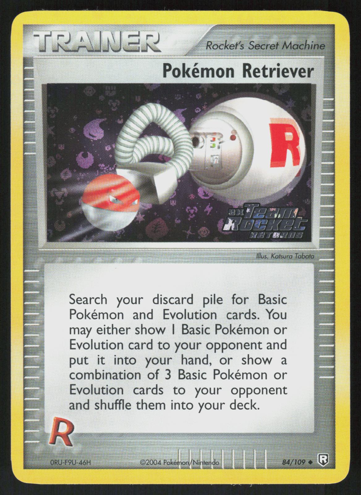 Pokemon Pokemon Retriever 84/109 Team Rocket Returns Uncommon Reverse Holo NM