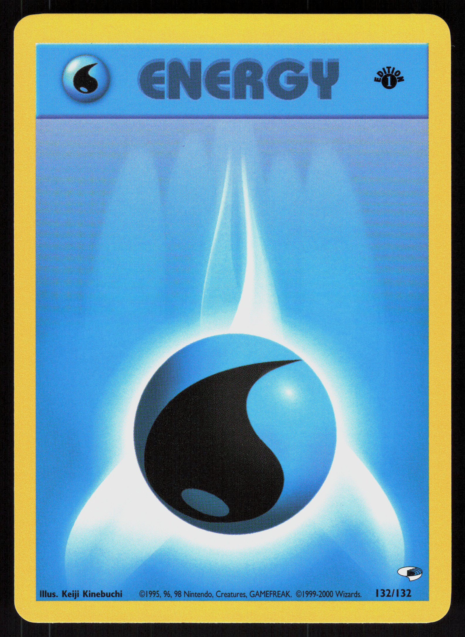 Pokemon Water Energy 132/132 Gym Heroes 1st Edition Near Mint