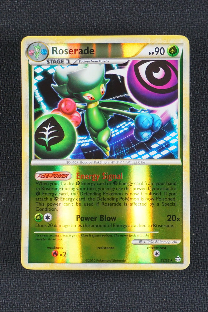 Roserade 23/95 - HGSS Unleashed - Reverse Holo