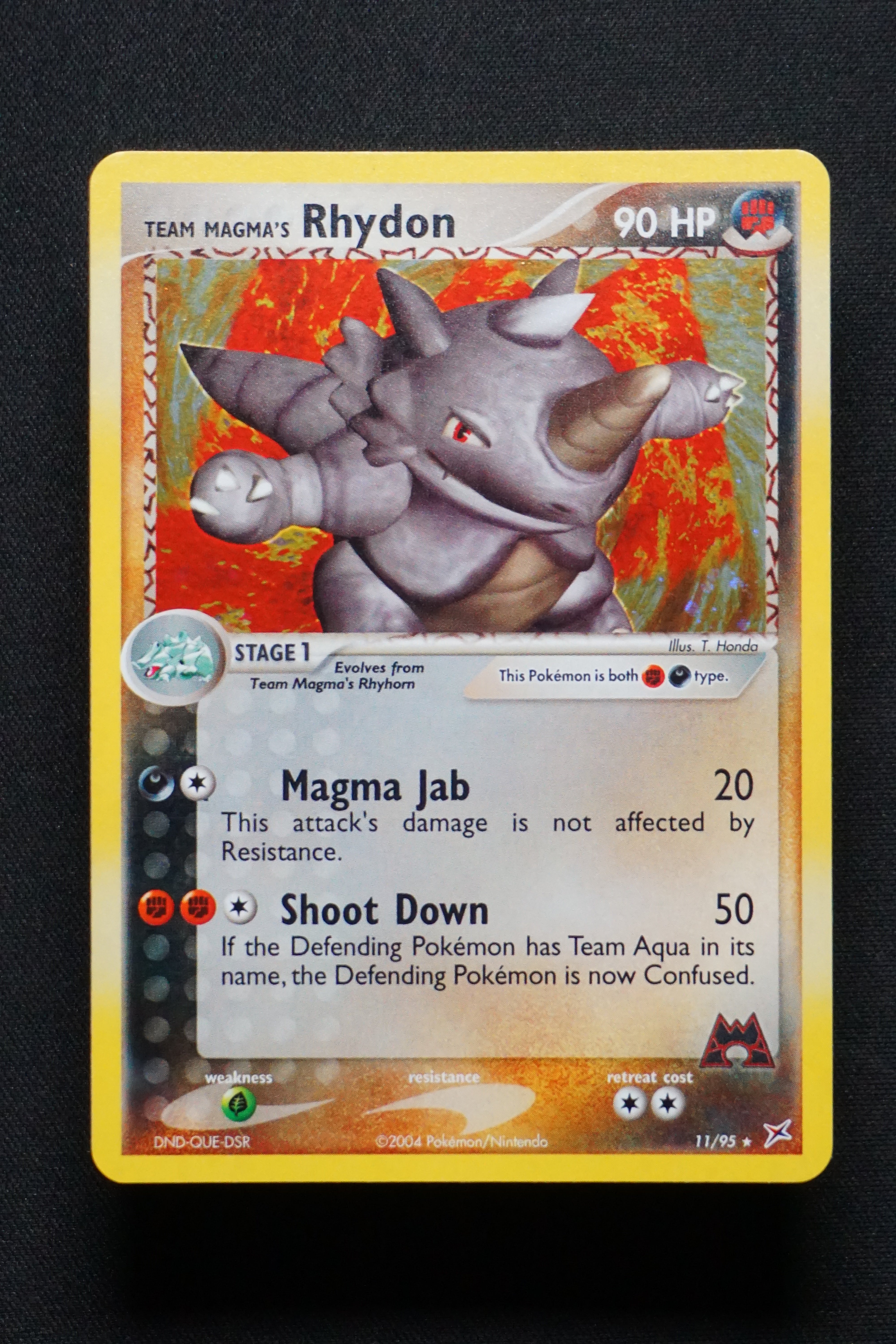 Rhydon 11/95 - ex Team Magma vs Team Aqua - Holo - Near Mint