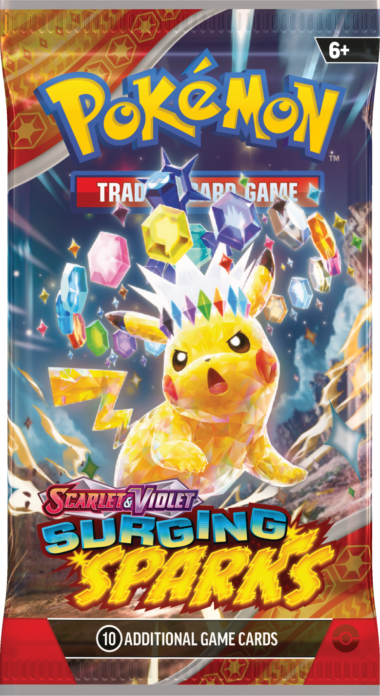Pokemon - Scarlet & Violet Surging Sparks - Single Booster Pack - 0% VAT GVMS