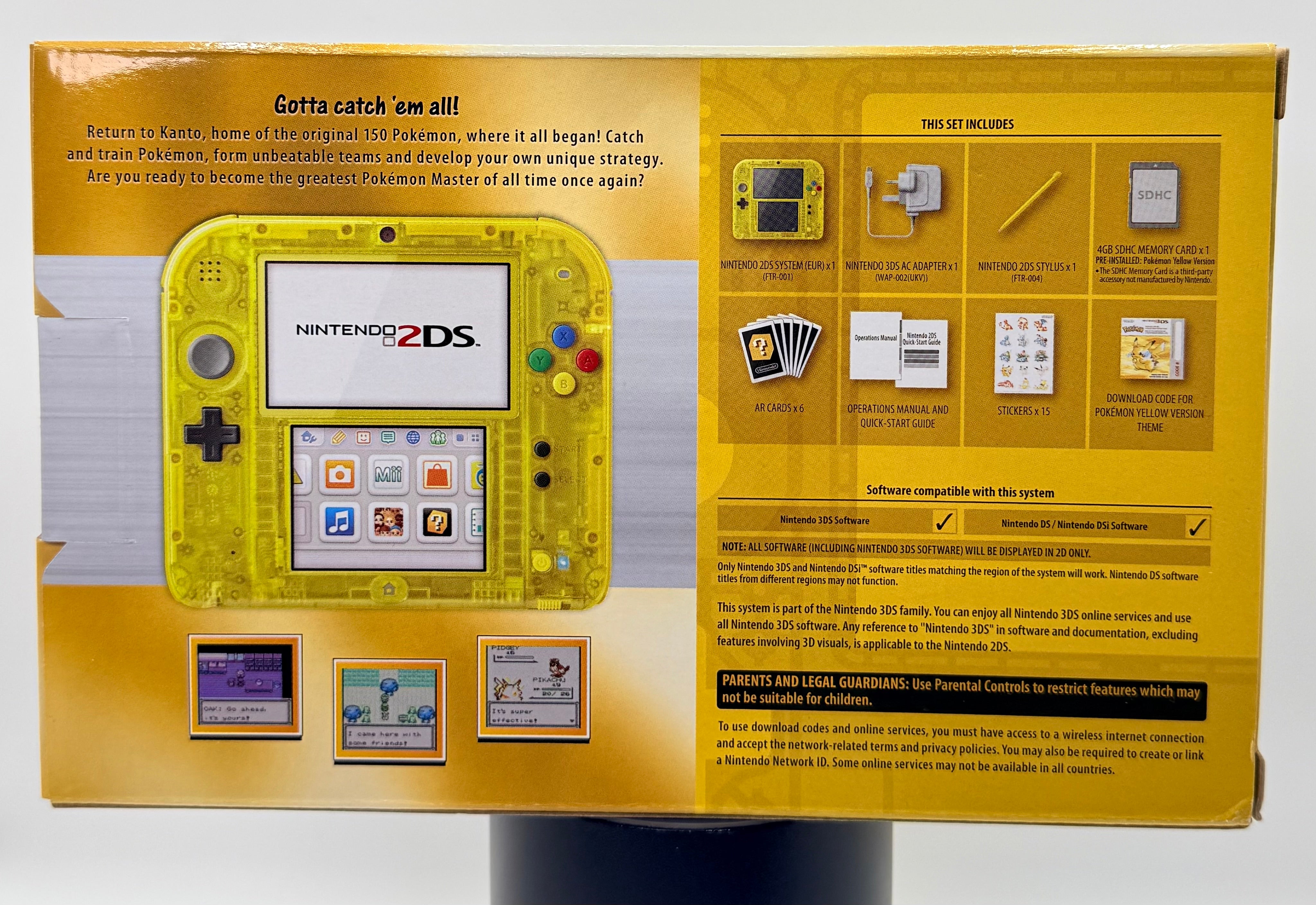 Pokemon - Yellow Pikachu Edition Nintendo 2DS - CIB New - 0% VAT GVMS