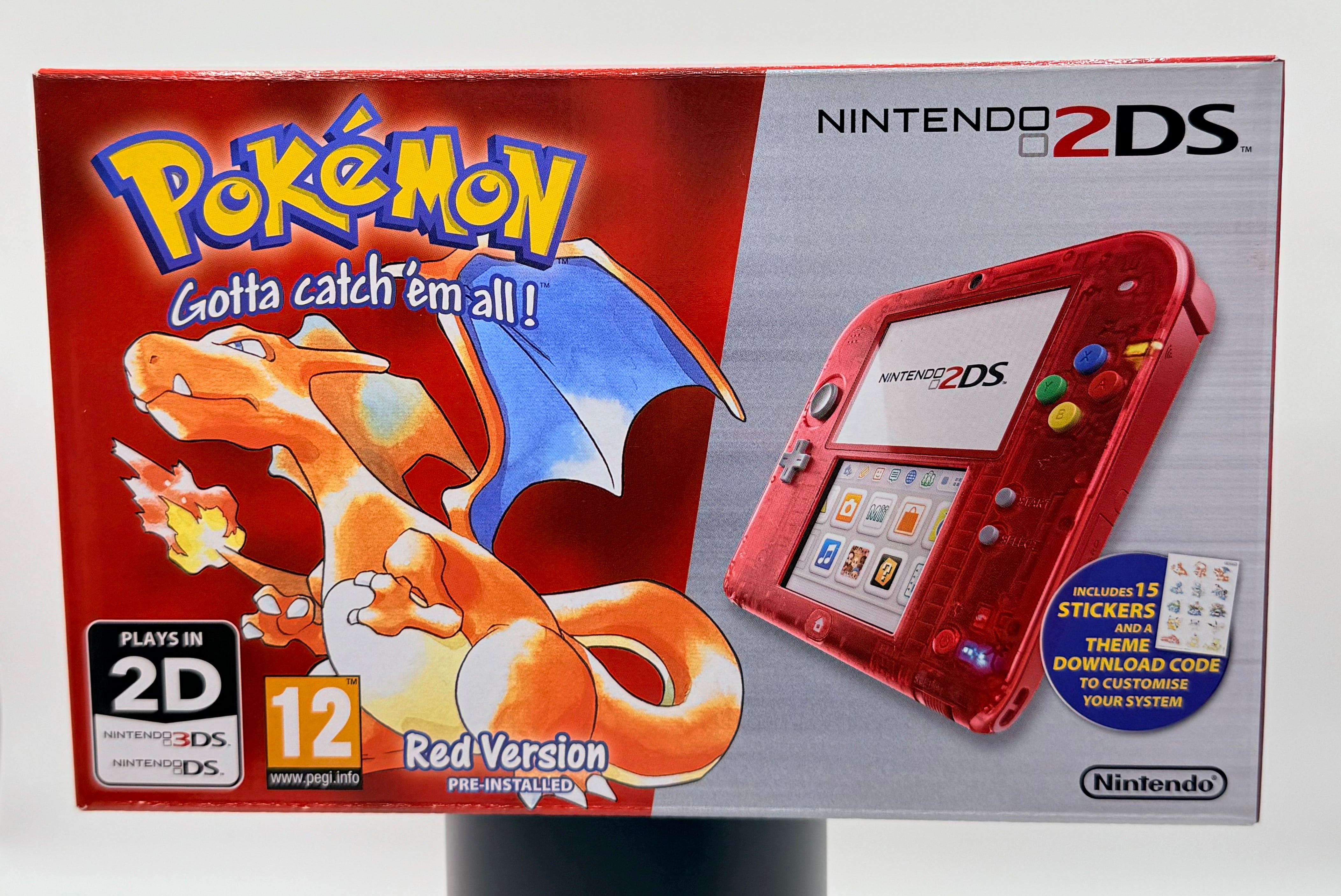 Pokemon - Red Edition Nintendo 2DS - CIB New - 0% VAT GVMS