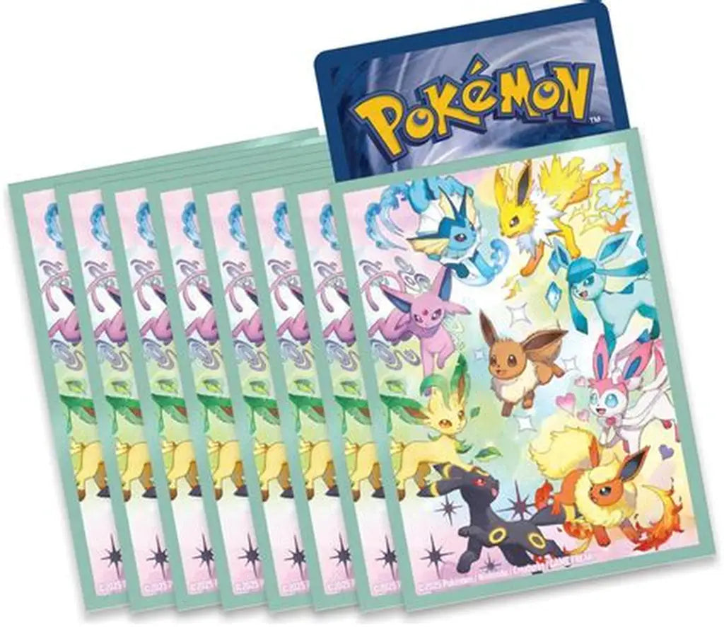 Pokemon - Card Sleeve Pack - Eevee - 65 Prismatic SPC Sleeves - 0% VAT