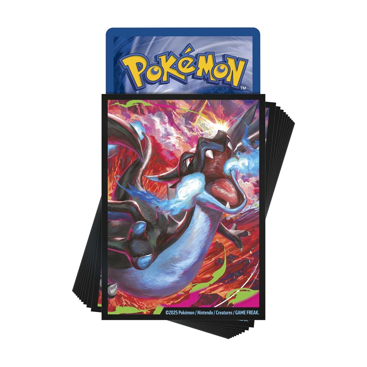 Pokemon - Card Sleeve Pack - Mega Charizard X - 65 Sleeves - 0% VAT