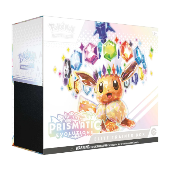 Pokemon - WITH STICKER - SEE PICS - Prismatic Evolutions - Elite Trainer Box - 0% VAT GVMS