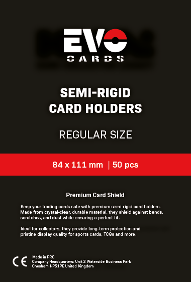 Pokemon - Semi-Rigid Card Holder - Pack Of 50 - 20% VAT