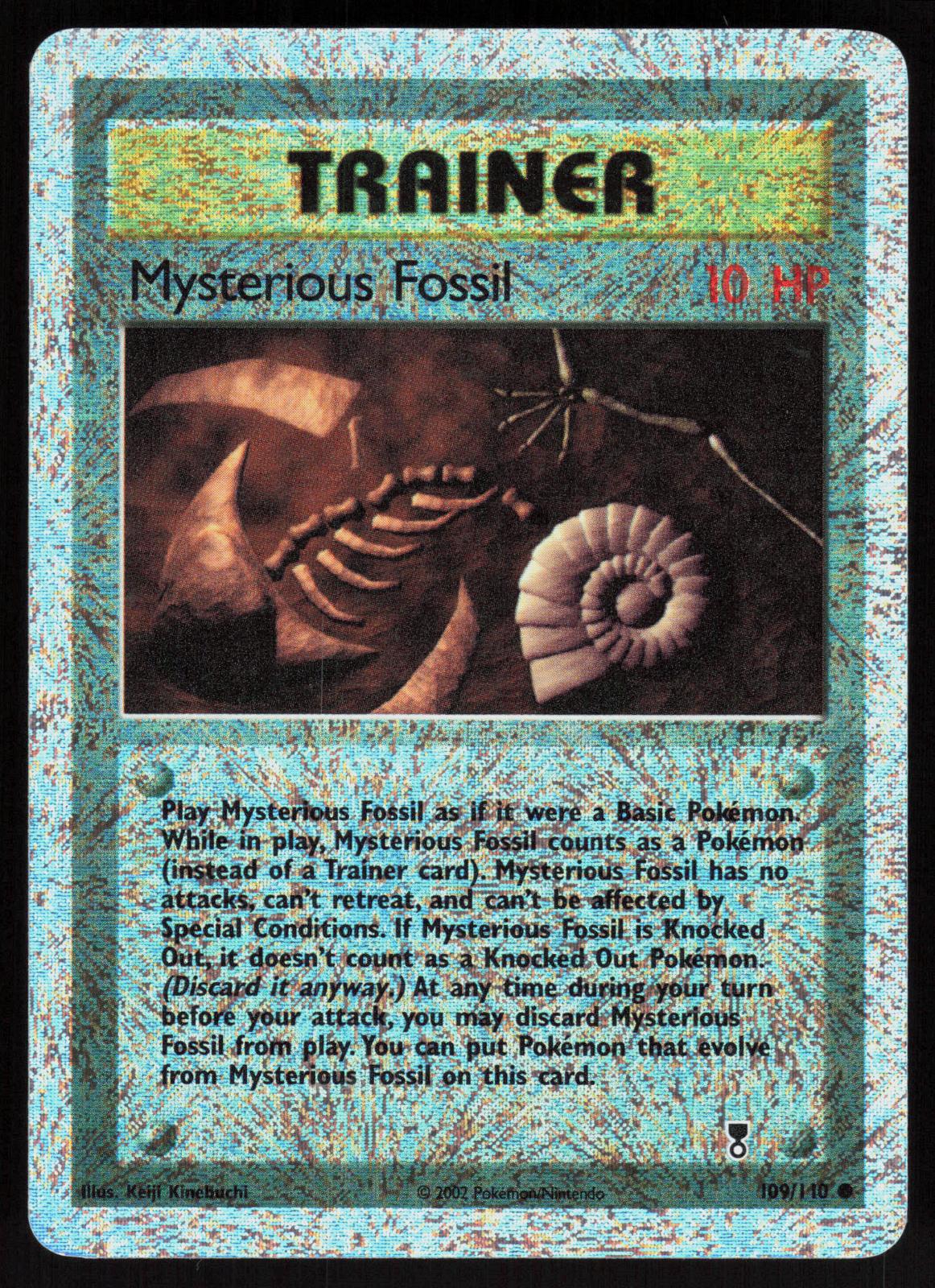 Pokemon Mysterious Fossil 109/110 Legendary Collection Reverse Moderately Played