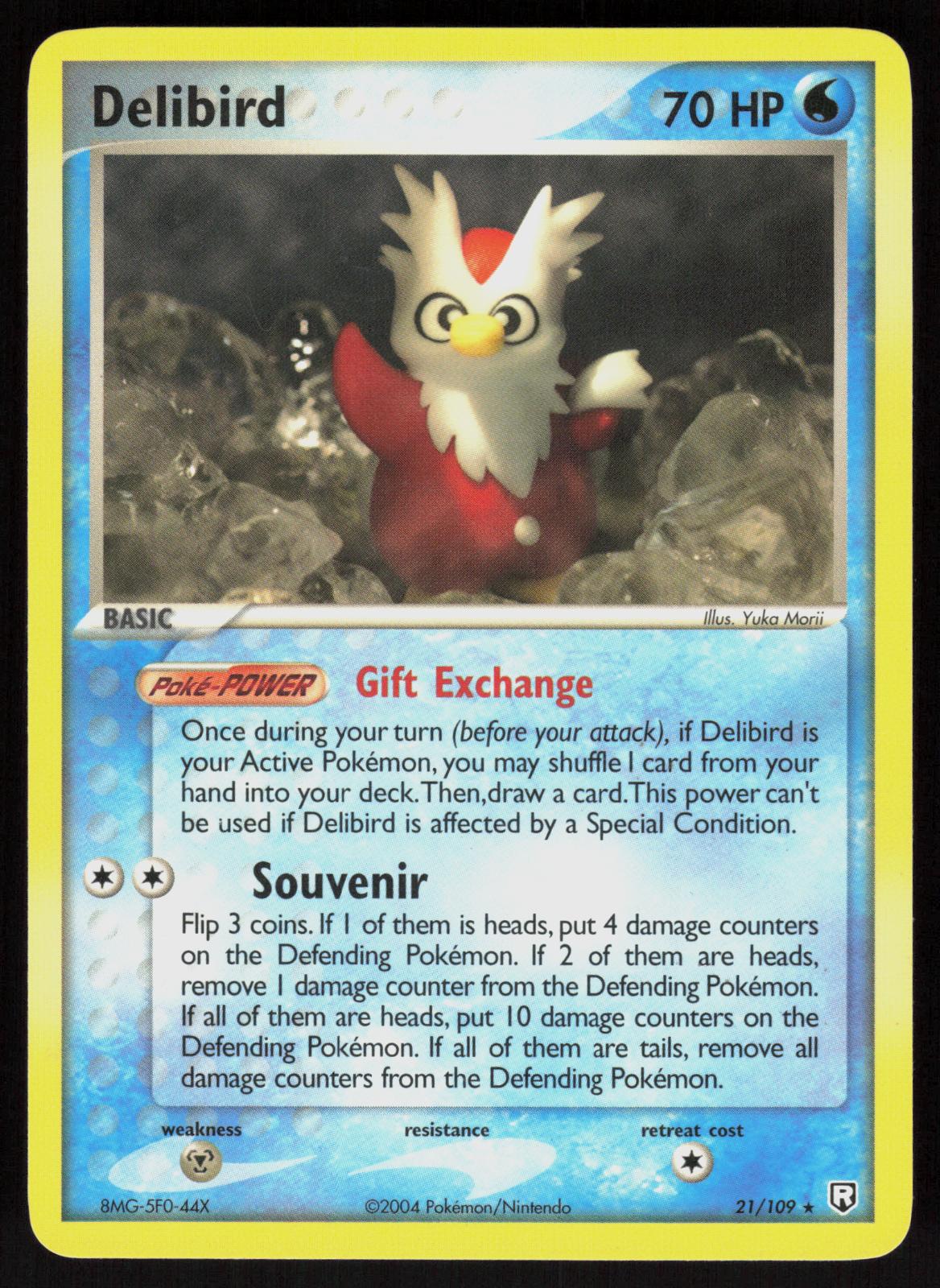 Pokemon Delibird 21/109 Team Rocket Returns Rare Near Mint