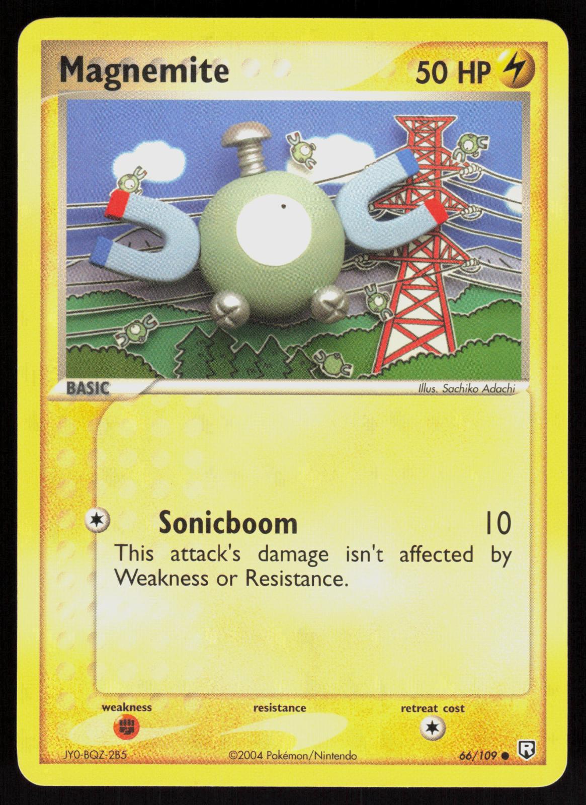 Pokemon Magnemite 66/109 Team Rocket Returns Common Near Mint