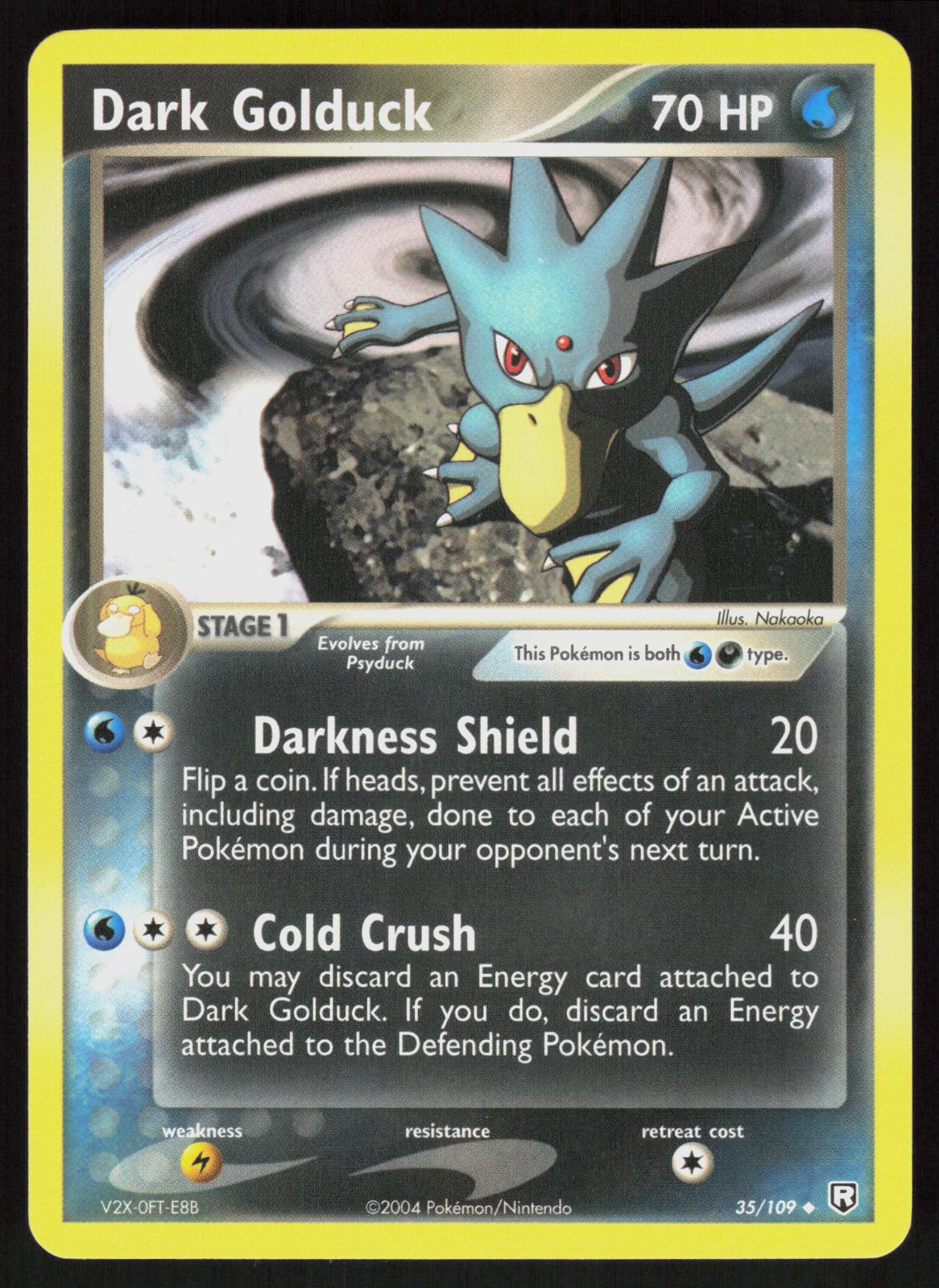 Pokemon Dark Golduck 35/109 Team Rocket Returns Uncommon Near Mint