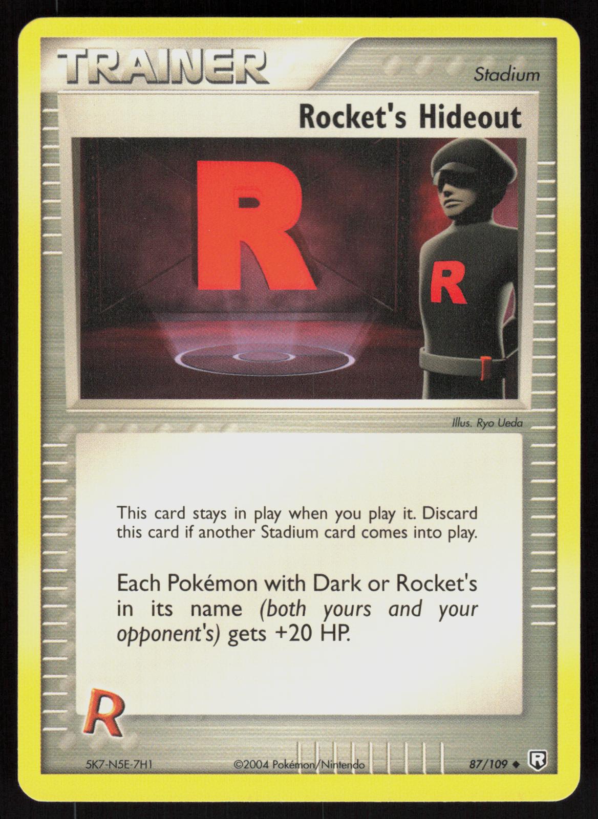 Pokemon Rocket's Hideout 87/109 Team Rocket Returns Uncommon Near Mint