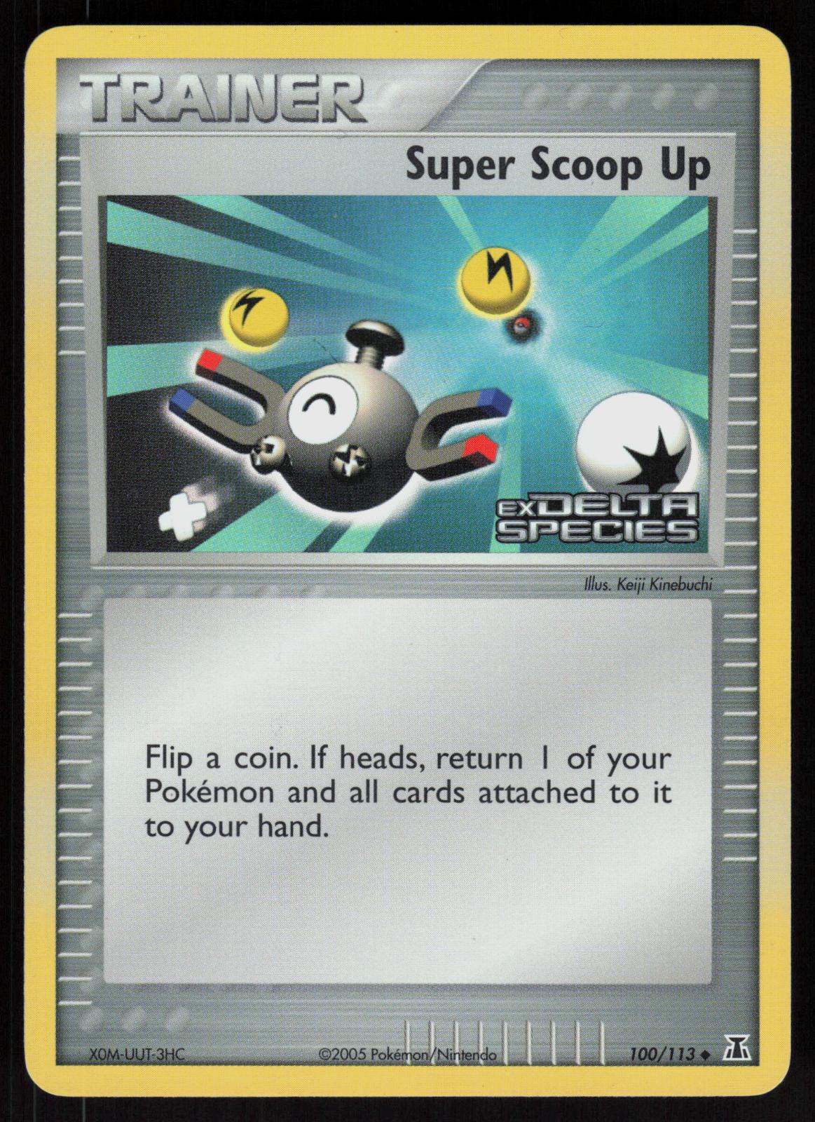 Pokemon Super Scoop Up 100/113 Delta Species Uncommon Reverse Holo Near Mint